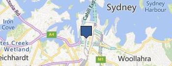 Cockroach Control Sydney location map