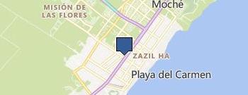 City Car Rental Playa del Carmen location map