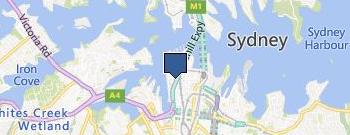 Work Club Global Barangaroo location map