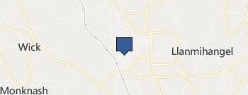 Llandow Tuning location map