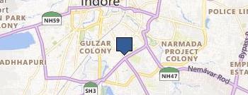 MPPSC Coaching in Indore location map