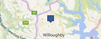 Plumber Willoughby location map