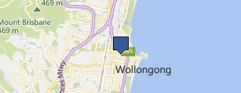 Couch Cleaning Wollongong location map
