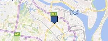 Retaining Walls Newcastle location map