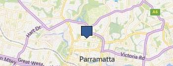 Plumber North Parramatta location map