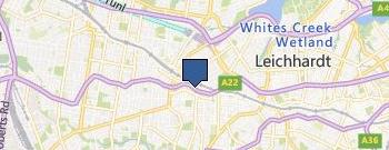 Sydney Cement Rendering location map