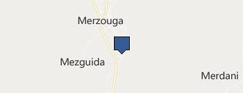 Unique desert tour location map