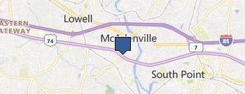 McAdenville Motors location map