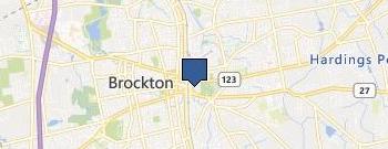 Brockton Towing location map