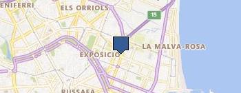 Clue Hunter Valencia. Escape room location map