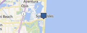 Freedom 700 Club Sunny Isles Beach location map