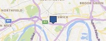 WT Roofing location map