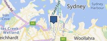 Upholstery Cleaning Sydney location map
