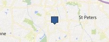 St. Peters Tree Service location map