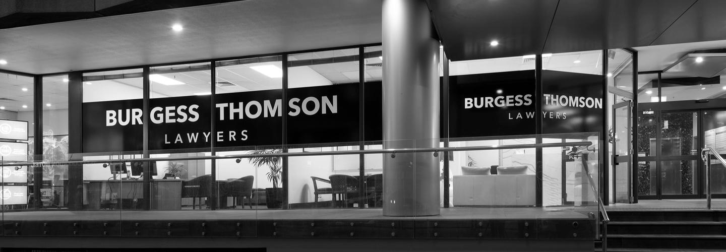 Burgess Thomson cover photo
