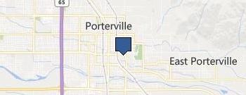 Porterville Window Tinting location map