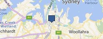 Professional Couch Cleaning Sydney location map
