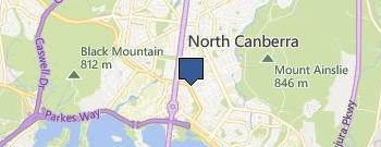 Couch Cleaning Canberra location map