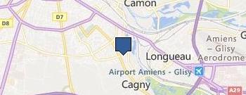 Couvreur Amiens Toiture location map