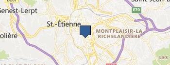Mister Electricien Saint-Etienne location map