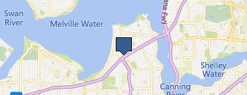 Perth Sports Chiropractor | Applecross location map