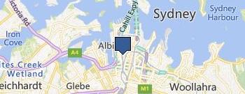 Sydney Rug Cleaning Sydney location map