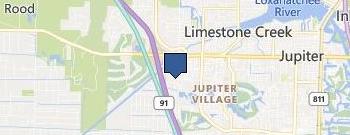 Jupiter Fence Company location map