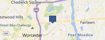 Worcester Chimney Sweep & Fireplace Masonry location map