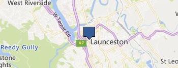 Pro Carpet Cleaning Launceston location map