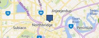 Pro Gutter Cleaning Perth location map