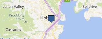 Apple Isle Gutter Cleaning Hobart location map