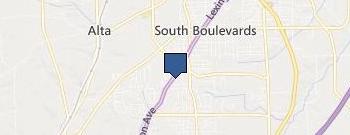 Mansfield Seamless Gutters location map