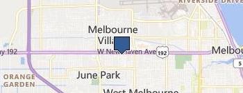 Melbourne Seamless Gutters location map