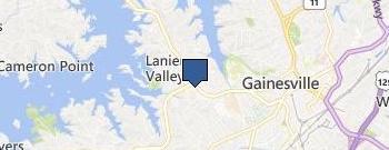Gainesville Seamless Gutters location map