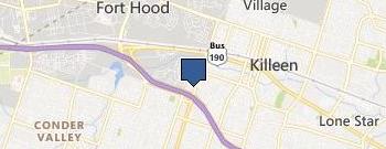 Killeen Seamless Gutters location map