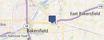 Bakersfield Seamless Gutters location map