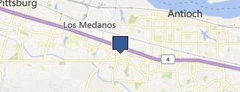 Antioch Seamless Gutters location map