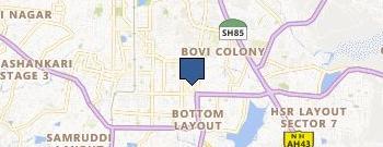 Bangalore Study location map