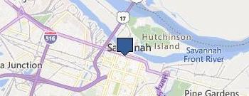 Savannah Seamless Gutters location map