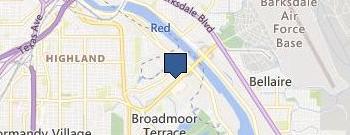 Shreveport Seamless Gutters location map