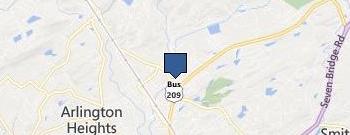 Stroudsburg Seamless Gutters location map