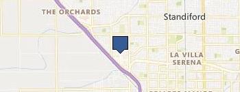 Concrete Pros of Modesto location map