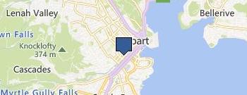 Marks Pest Control Hobart location map