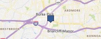 Winston Salem Seamless Gutters location map