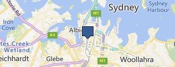 Prime Rug Cleaning Sydney location map