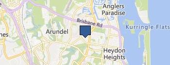 Chauffeur Cars Brisbane location map