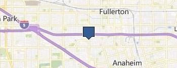 Anaheim Auto Glass & Windshield Replacement Specialist location map