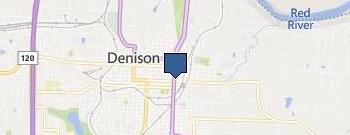 Denison Greener Earth Tree Service location map