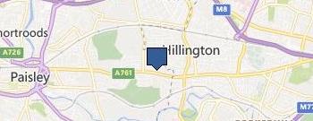 maintenance free composite decking Glasgow location map