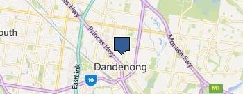 Dandenong Taxi Cabs location map